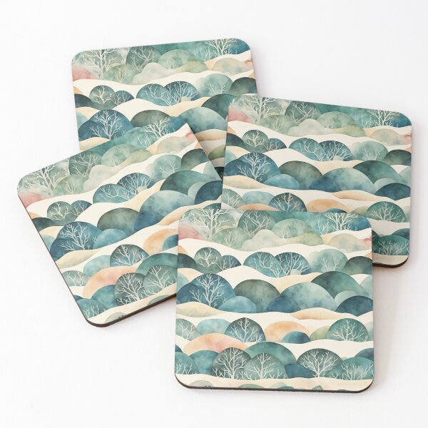 Item preview, Cute green hill pattern designed and sold by Naturitude.