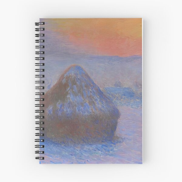 Item preview, Stacks of Wheat (Sunset, Snow Effect) - Claude Monet designed and sold by dottyshai.