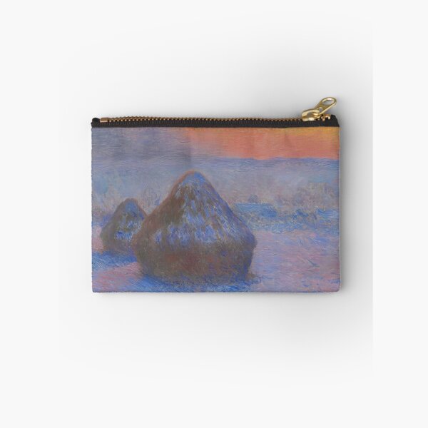 Item preview, Stacks of Wheat (Sunset, Snow Effect) - Claude Monet designed and sold by dottyshai.