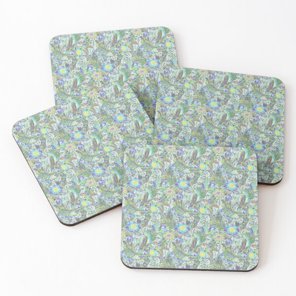 Item preview, Paisley watercolor 	green designed and sold by Alessandro Remo Mazzoni Remotextiles.