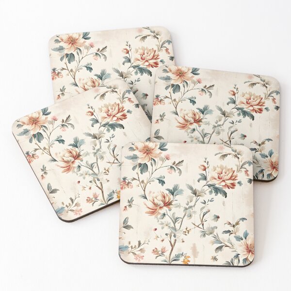 Item preview, Vintage flower pattern designed and sold by Naturitude.