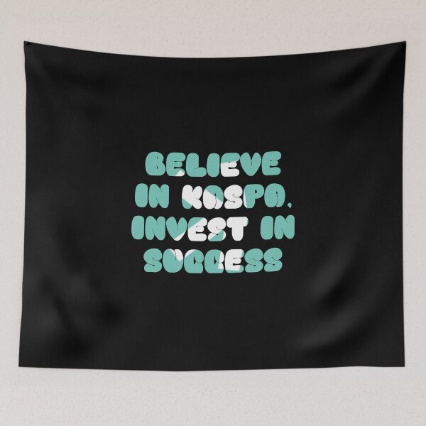 Item preview, Kaspa Crypto Pulse Modern Finance Design designed and sold by RadDeck.