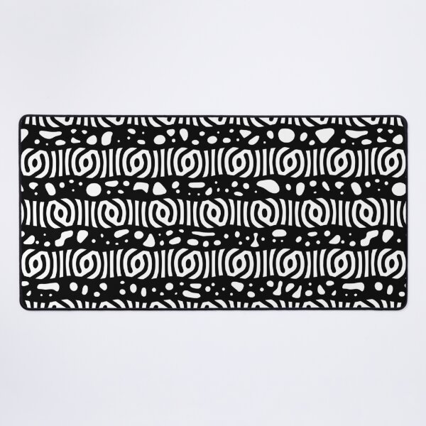 Item preview, Geological Cross Section Turing Pattern (Black and White) designed and sold by avperth.