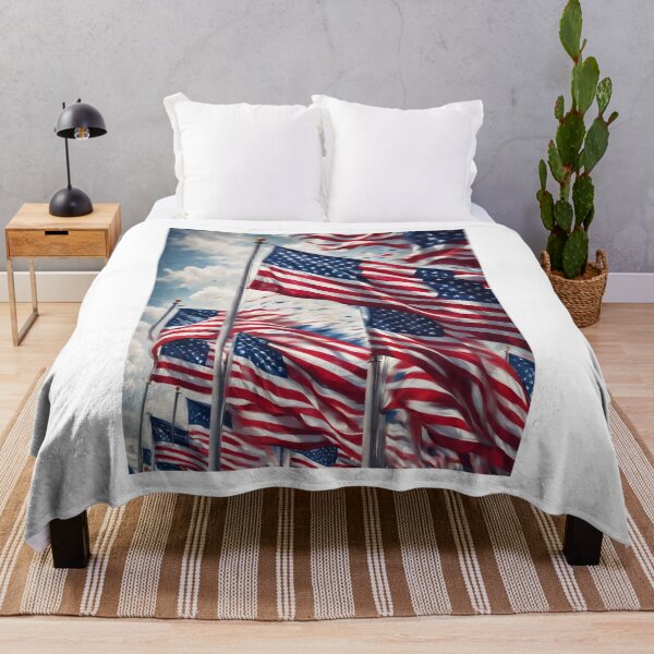 Item preview, USA Flags Background designed and sold by icemanphotos.