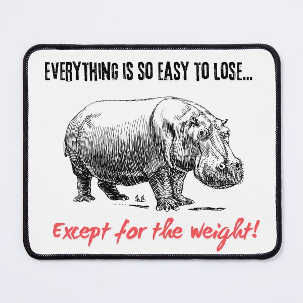 Item preview, Hippo: Heavy, Yet Unbeaten designed and sold by MisiuKolorowy.