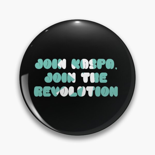 Item preview, Kaspa Blockchain Wave Crypto Future Design designed and sold by RadDeck.