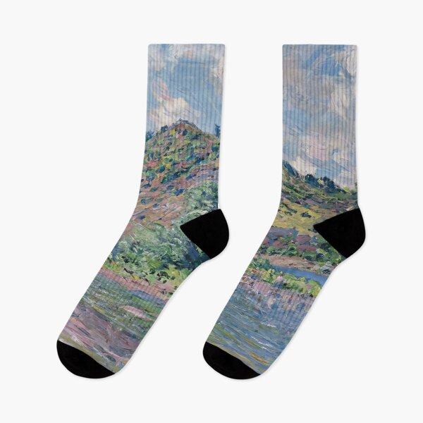 Item preview, The Banks of the Seine at Port-Villez - 1885 - Claude Monet designed and sold by dottyshai.