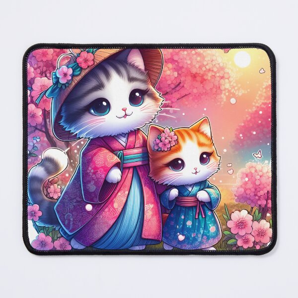 Item preview, Cats in an oriental garden designed and sold by NadyaMichaels.