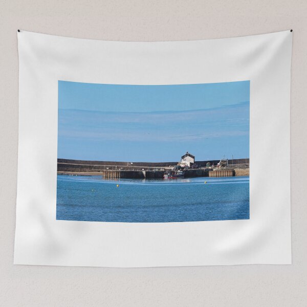 Item preview, View from Gun Cliff across to Lyme Regis Harbour designed and sold by Dorset Girl.