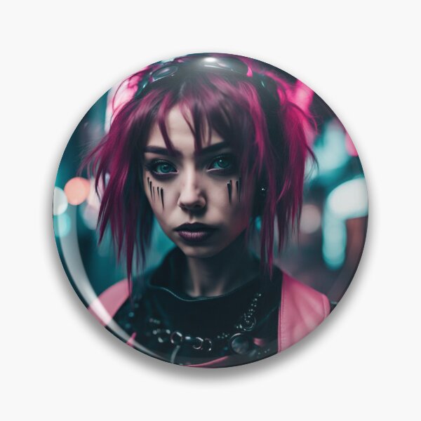Artikelvorschau, Cyber Goth Girl, Cyberpunk Fotografie, Original-Design entworfen und verkauft von Burn-Ego.