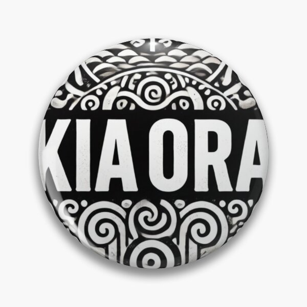 Item preview, Kia Ora Monochrome Design designed and sold by Customisedartnz.