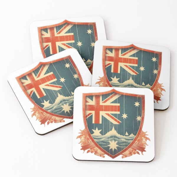 Item preview, vintage retro shields & flags designed and sold by UMIMEDIA.