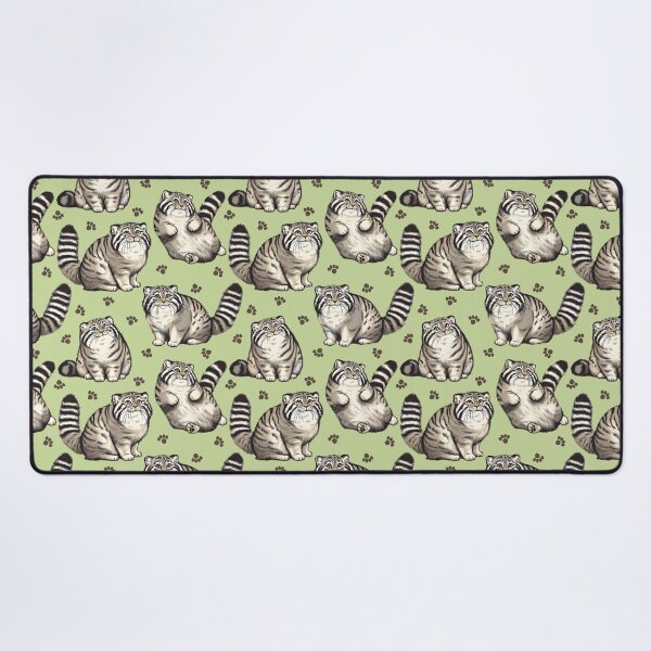 Vista previa del artículo con la obra «Patrón de lindos gatos Pallas mullidos n.° 4», diseñado y vendido por Marichkaart.