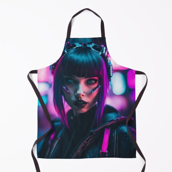Item preview, Cyberpunk Enhanced Girl, Street Photography, Poster Design designed and sold by Burn-Ego.