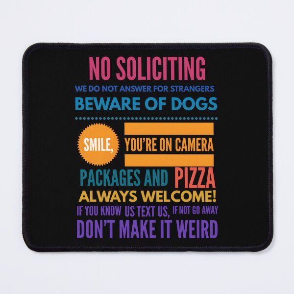 Item preview, Go Away No Soliciting House Dcor Decoration Outdoor designed and sold by jxnasihadaiya.