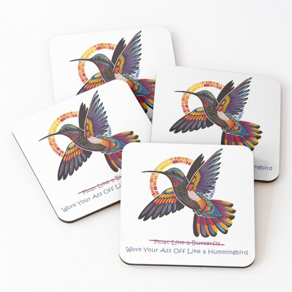Item preview, Victory in Flight: Workaholic Hummingbird Collection designed and sold by Ignorant-Artist.