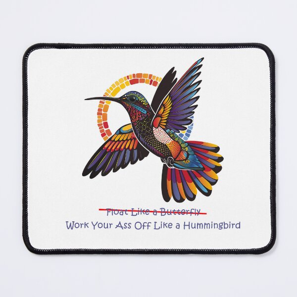 Item preview, Victory in Flight: Workaholic Hummingbird Collection designed and sold by Ignorant-Artist.