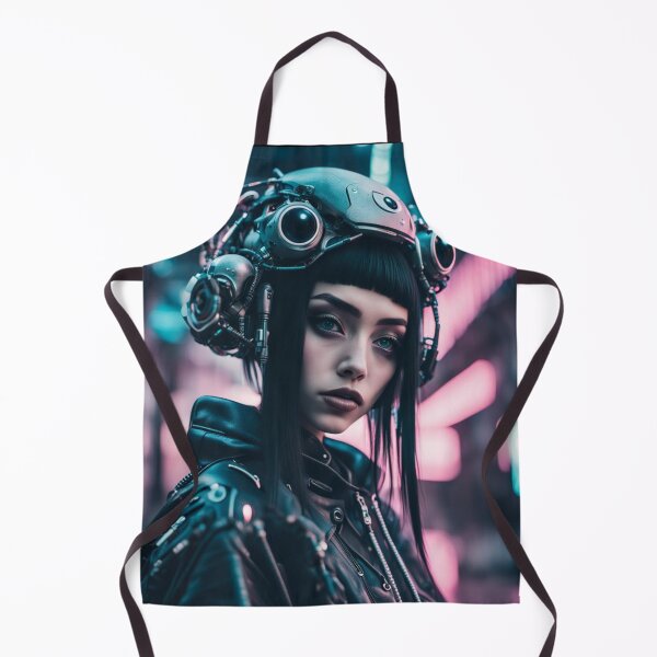 Item preview, Cyberpunk Helmet Girl, Street Photography, Poster Design designed and sold by Burn-Ego.
