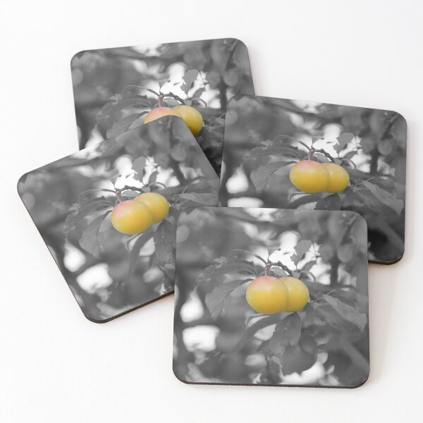Item preview, Plums on black and white designed and sold by AHELENE.