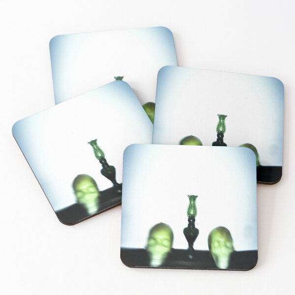 Item preview, Green Skulls And Oil Lamp designed and sold by mreleganza.