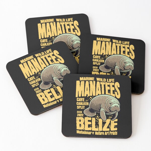 Item preview, the manatees from Caye Caulker in Belize designed and sold by Mafiadonar.