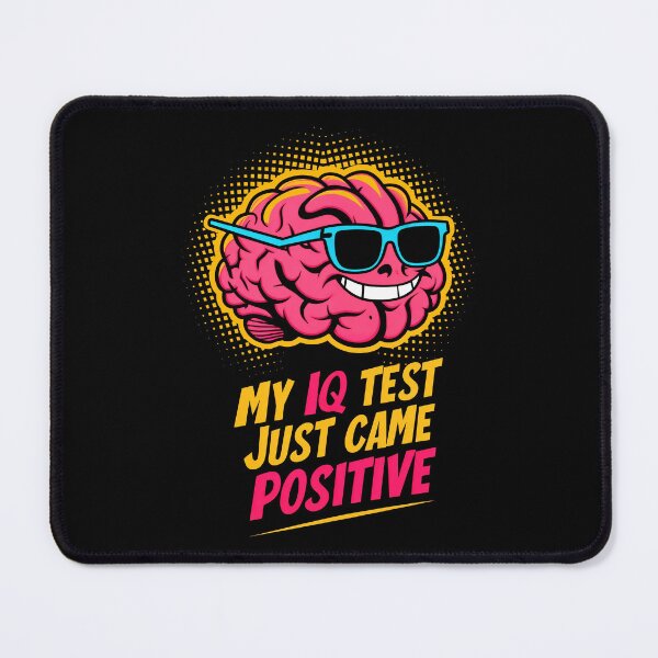 Item preview, Positively Brainy: My IQ Test Shines Bright Like a Diamond designed and sold by SplashTastic.