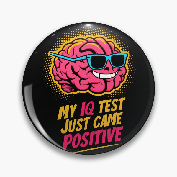 Item preview, Positively Brainy: My IQ Test Shines Bright Like a Diamond designed and sold by SplashTastic.