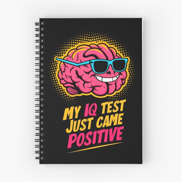 Item preview, Positively Brainy: My IQ Test Shines Bright Like a Diamond designed and sold by SplashTastic.