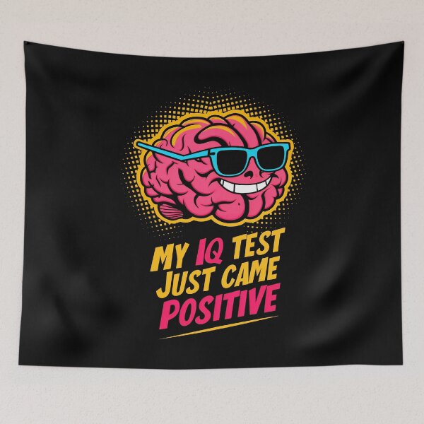 Item preview, Positively Brainy: My IQ Test Shines Bright Like a Diamond designed and sold by SplashTastic.