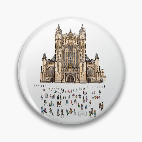 Item preview, Bath Abbey, Cathedral, Illustrated Tribute designed and sold by FoleyPottery.