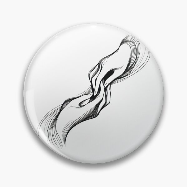 Item preview,  intertwined hands in a minimalist style.  designed and sold by Andy-Many-Ideas.
