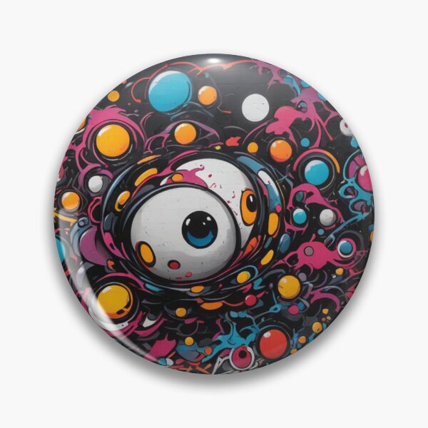 Item preview, Eyeball Graffiti, Street Art Pattern, Abstract Colorful designed and sold by Burn-Ego.