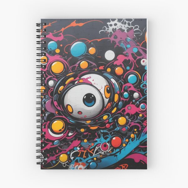 Item preview, Eyeball Graffiti, Street Art Pattern, Abstract Colorful designed and sold by Burn-Ego.