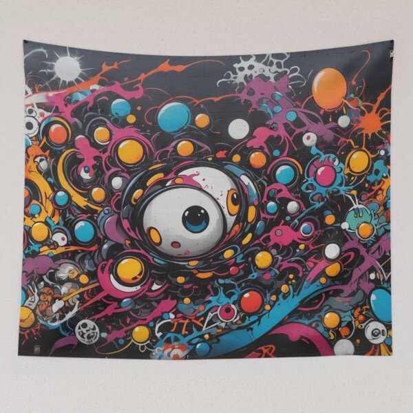 Item preview, Eyeball Graffiti, Street Art Pattern, Abstract Colorful designed and sold by Burn-Ego.