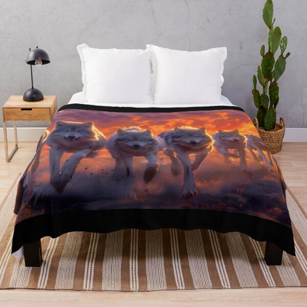 Item preview, Morning Majesty Wolves designed and sold by AI-Only Creations.
