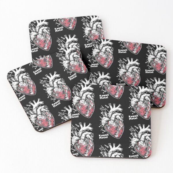 Item preview, Gothic Heart “Kawaii Metal” with Retro Accents designed and sold by Piotrek0001.