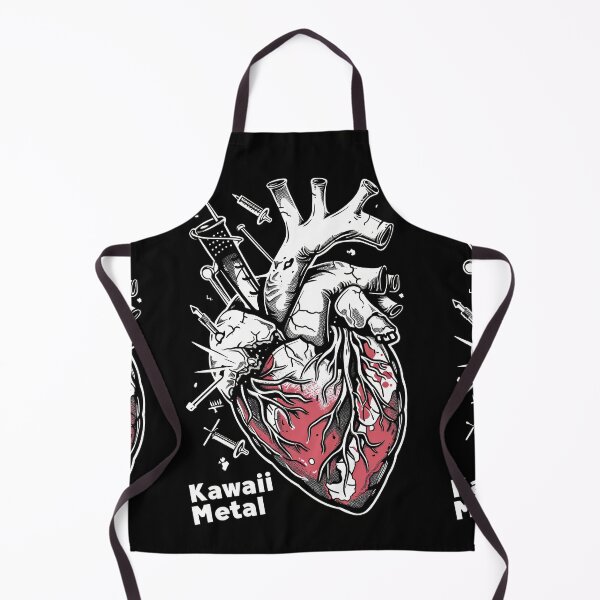 Item preview, Gothic Heart “Kawaii Metal” with Retro Accents designed and sold by Piotrek0001.
