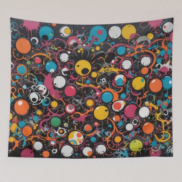Item preview, Abstract Circles Graffiti, Street Art Pattern, Japan designed and sold by Burn-Ego.