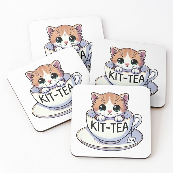 Item preview, Kitten in a Teacup: Adorable Cat Design designed and sold by ArtistryTouch.