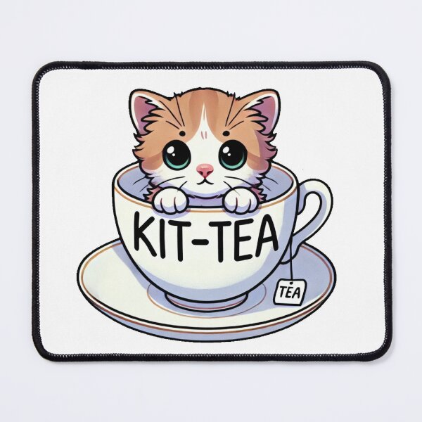 Item preview, Kitten in a Teacup: Adorable Cat Design designed and sold by ArtistryTouch.