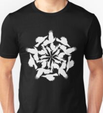Flight of the Anaemic Currawongs Unisex T-Shirt