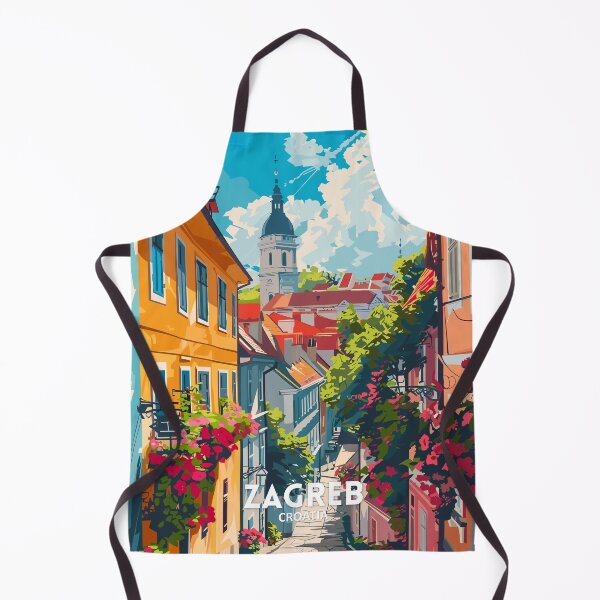 Item preview, Zagreb Croatia - Travel art designed and sold by Marciolini.
