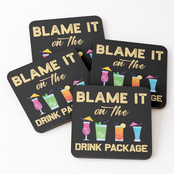 Item preview, Blame it on the Drink Package Funny Family Cruise Matching designed and sold by Blok45.