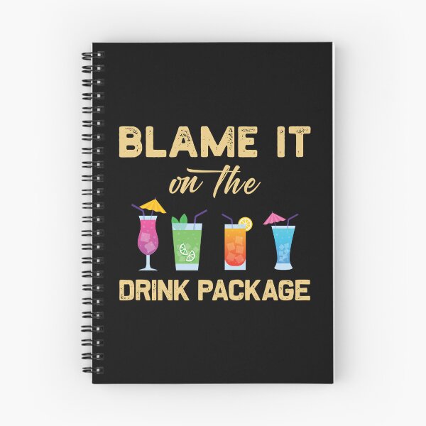 Item preview, Blame it on the Drink Package Funny Family Cruise Matching designed and sold by Blok45.