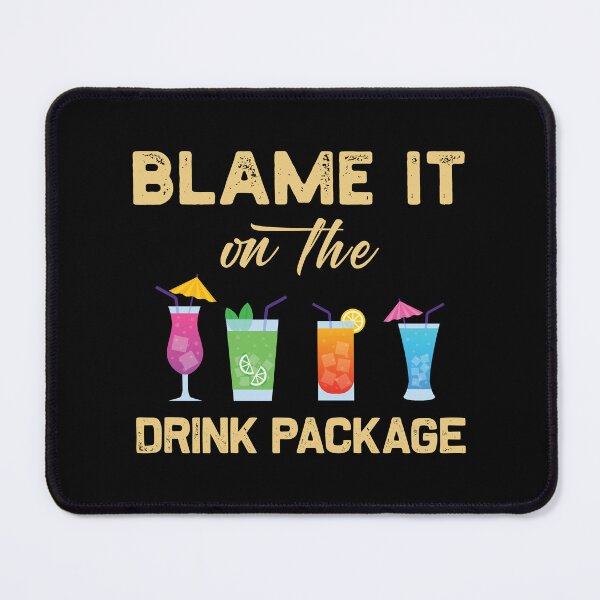 Item preview, Blame it on the Drink Package Funny Family Cruise Matching designed and sold by Blok45.