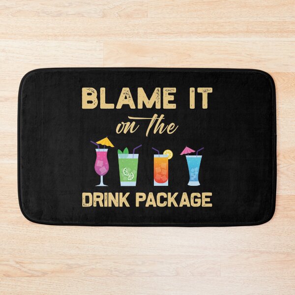Item preview, Blame it on the Drink Package Funny Family Cruise Matching designed and sold by Blok45.