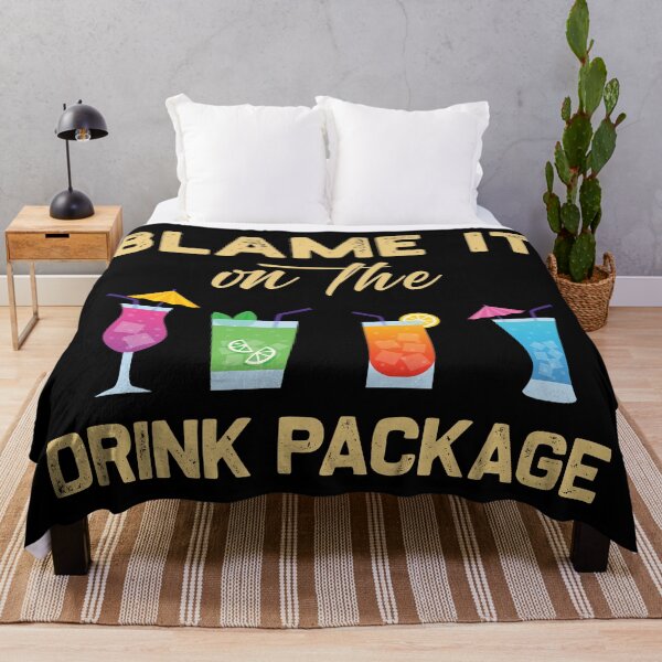 Item preview, Blame it on the Drink Package Funny Family Cruise Matching designed and sold by Blok45.
