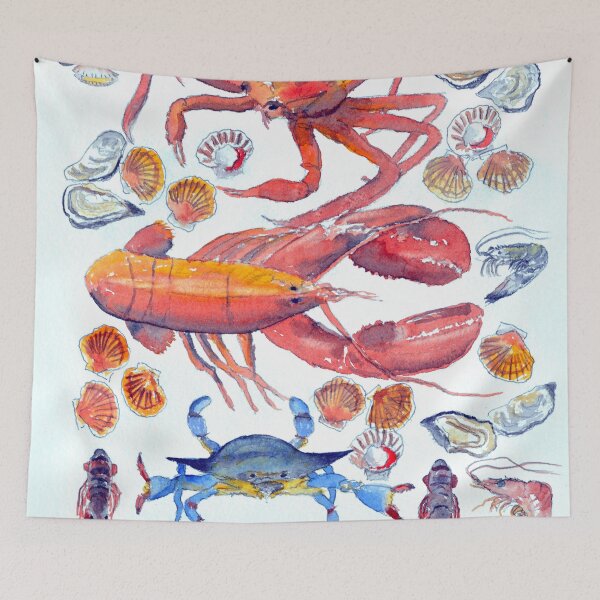 Item preview, Mariscos en abundancia designed and sold by William Holkham.