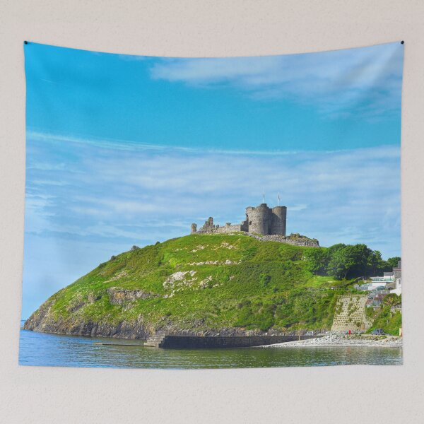 Item preview, Cricieth Castle on a hill next to Cricieth town designed and sold by Peter Etchells.