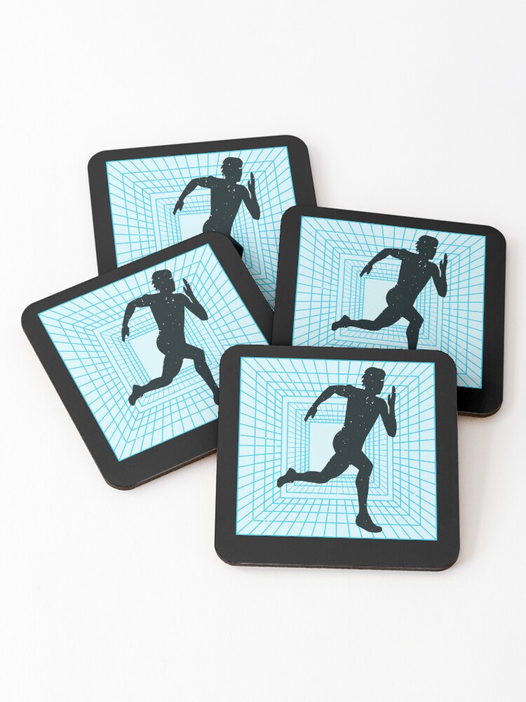 Thumbnail 1 of 5, Coasters (Set of 4), RUNNERS #2 designed and sold by RICK-TURNER.